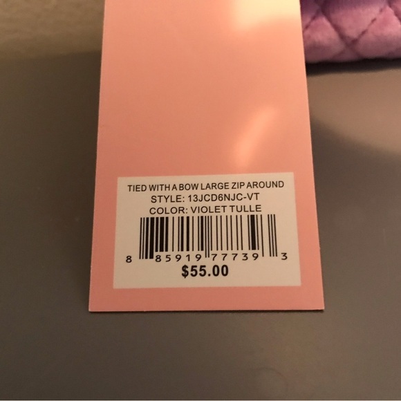 Juicy Couture Purple Quilted Wallet - Picture 5 of 6